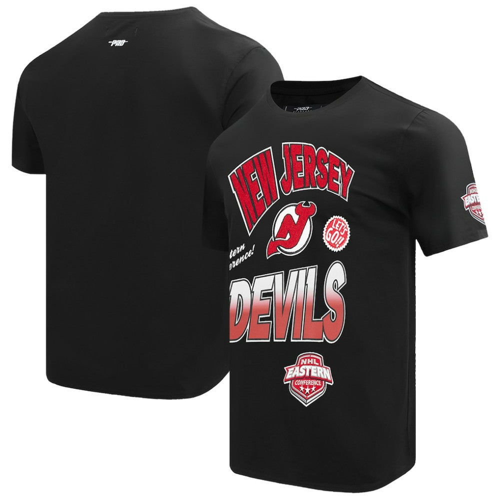 NHL Black New Jersey Devils Pro Standard Turn It Up T-Shirt