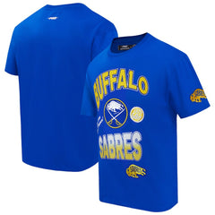 NHL Royal Buffalo Sabres Pro Standard Turn It Up T-Shirt