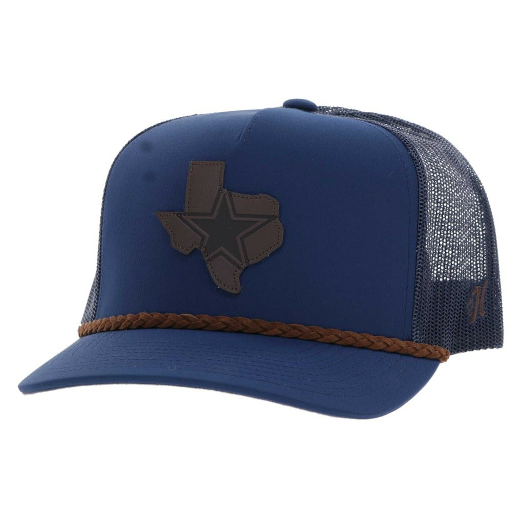HOOey State Patch Rope Trucker Adjustable Hat - Dallas Cowboys