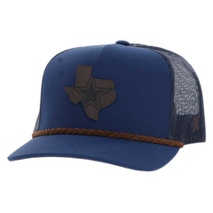 HOOey State Patch Rope Trucker Adjustable Hat - Dallas Cowboys