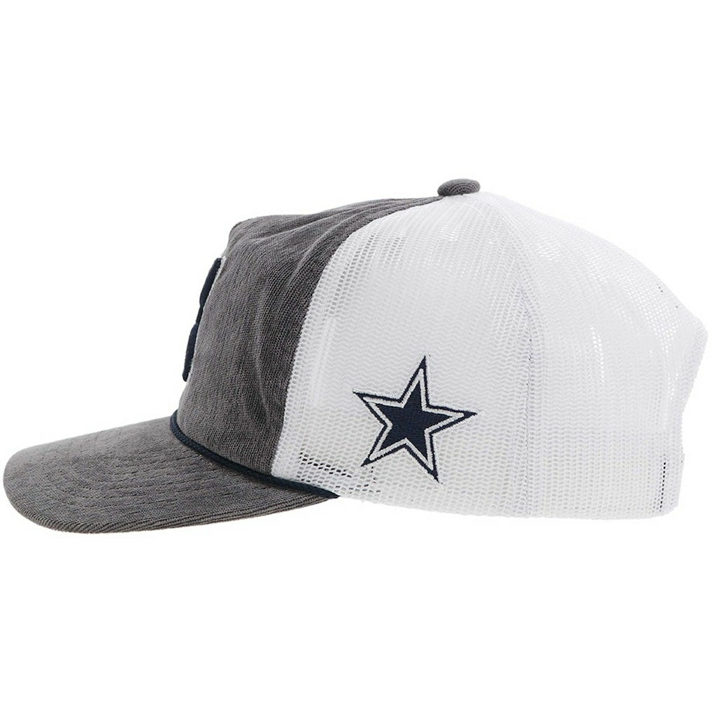 HOOey H Cord Trucker Adjustable Hat - Dallas Cowboys