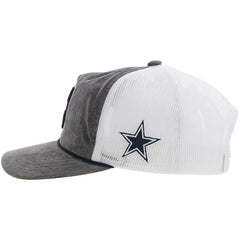 HOOey H Cord Trucker Adjustable Hat - Dallas Cowboys
