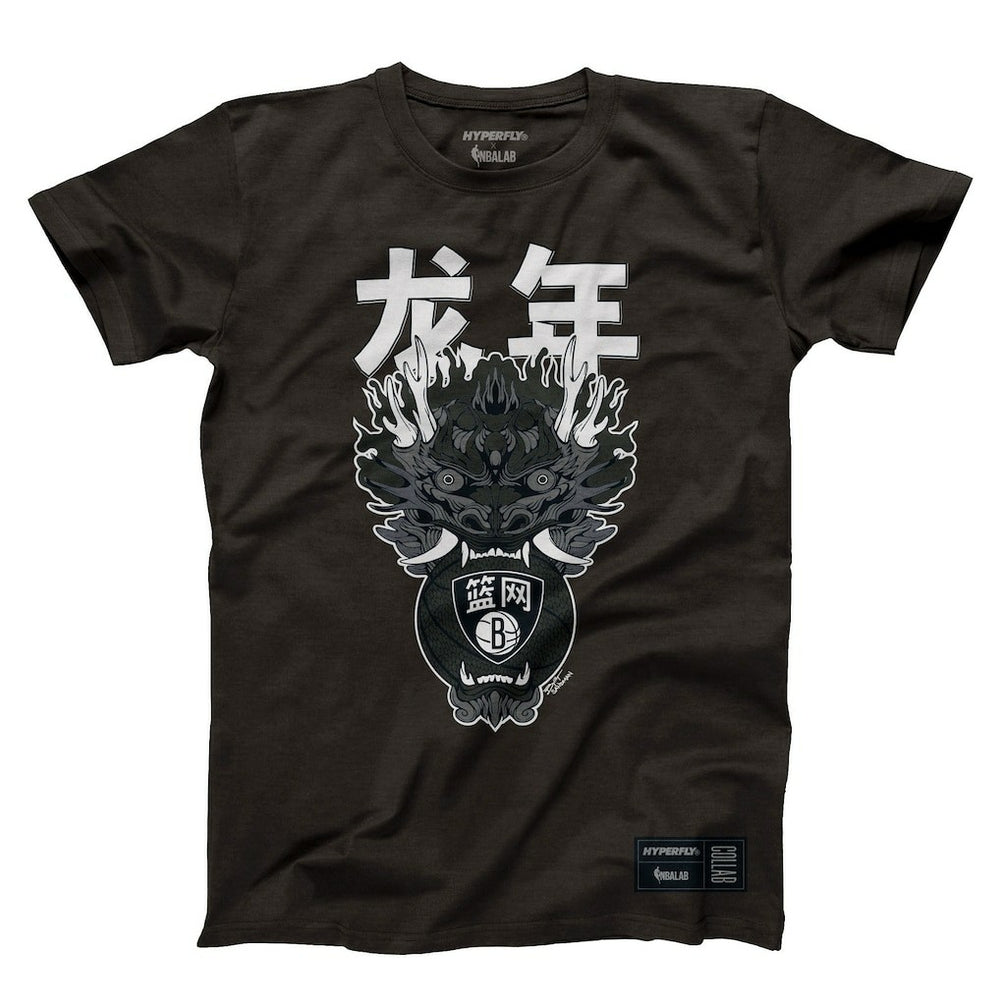 NBA Brooklyn Nets Hyperfly Unisex Year of the Dragon Lunar New Year Collection T-Shirt