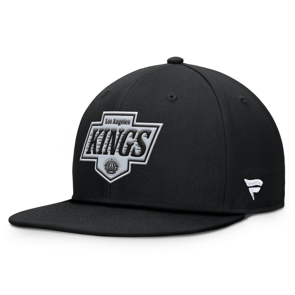 NHL Black Los Angeles Kings Fanatics Primary Logo Snapback Hat