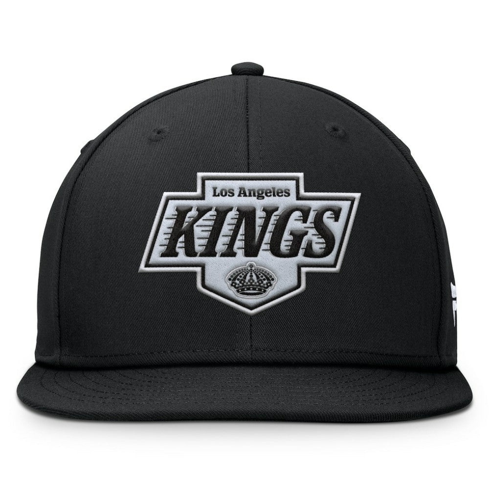 NHL Black Los Angeles Kings Fanatics Primary Logo Snapback Hat