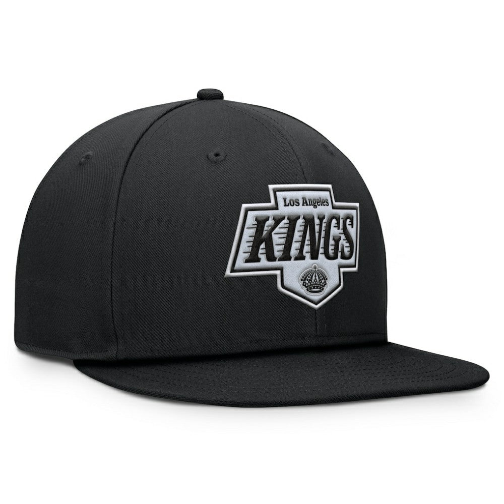 NHL Black Los Angeles Kings Fanatics Primary Logo Snapback Hat