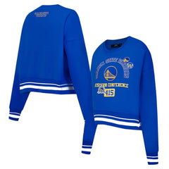 NBA Golden State Warriors Pro Standard Women's Area Code Cropped Pullover Sweatshirt sale