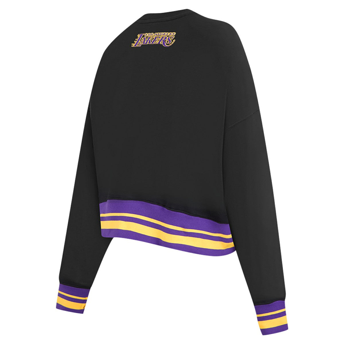 NBA Los Angeles Lakers Pro Standard Women's Area Code Cropped Pullover Sweatshirt