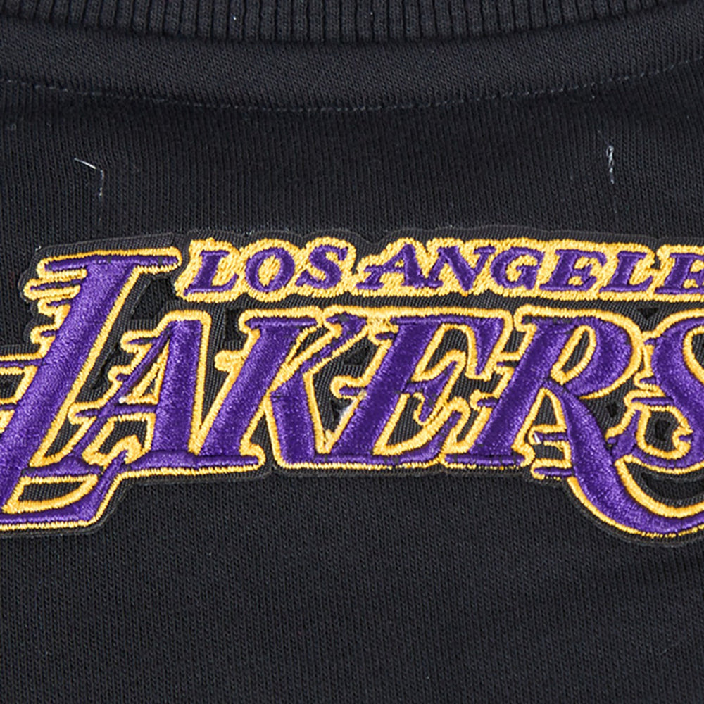 NBA Los Angeles Lakers Pro Standard Women's Area Code Cropped Pullover Sweatshirt