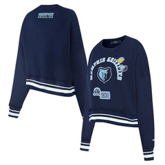NBA Memphis Grizzlies Pro Standard Women's Area Code Cropped Pullover Sweatshirt