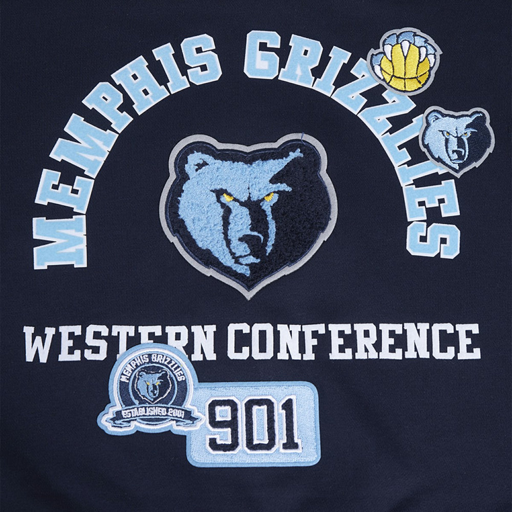 NBA Memphis Grizzlies Pro Standard Women's Area Code Cropped Pullover Sweatshirt