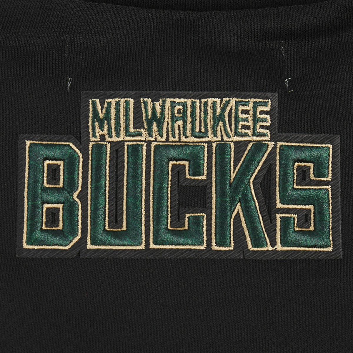 NBA Milwaukee Bucks Pro Standard Women's Area Code Cropped Pullover Sweatshirt