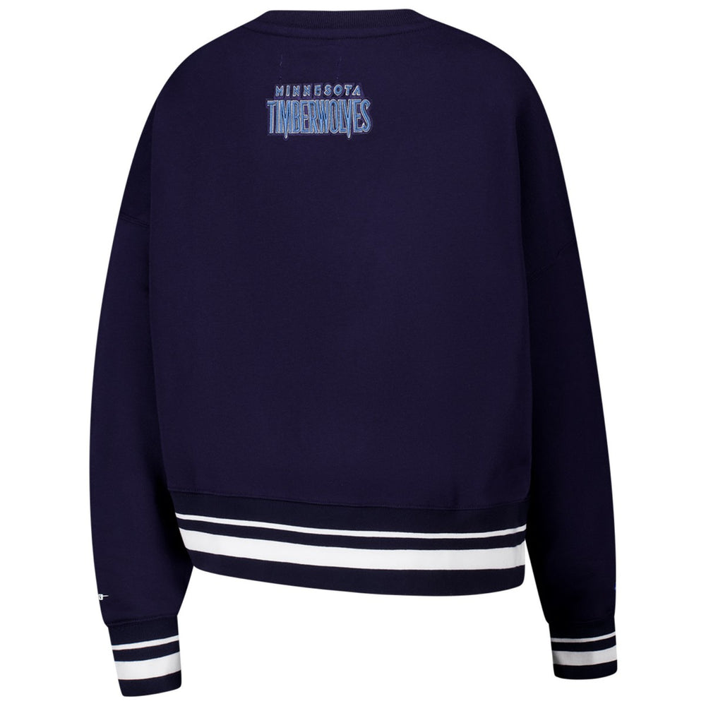 NBA Minnesota Timberwolves Pro Standard Women's Area Code Cropped Pullover Sweatshirt