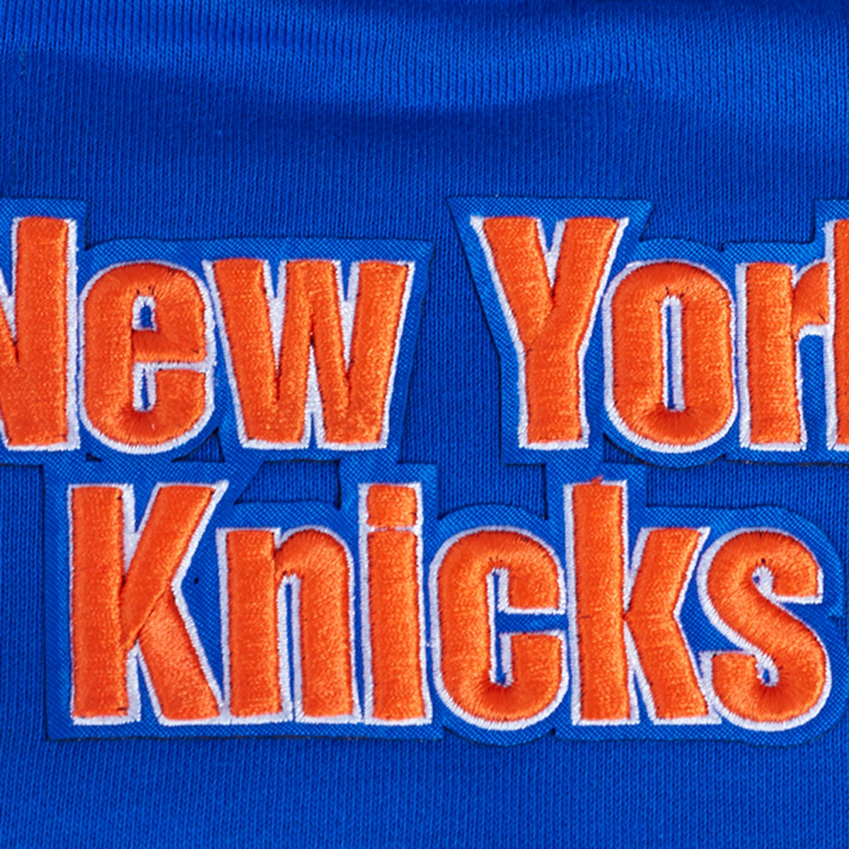 NBA New York Knicks Pro Standard Women's Area Code Cropped Pullover Sweatshirt