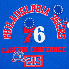 NBA Philadelphia 76ers Pro Standard Women's Area Code Cropped Pullover Sweatshirt