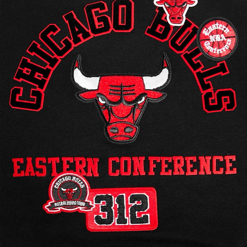 NBA Chicago Bulls Pro Standard Women's Area Code Cropped Pullover Sweatshirt