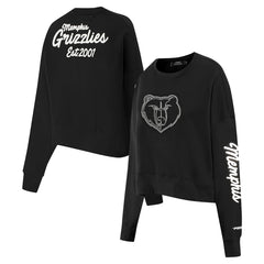 NBA Memphis Grizzlies Pro Standard Women's Paint The City Cropped Pullover Sweatshirt