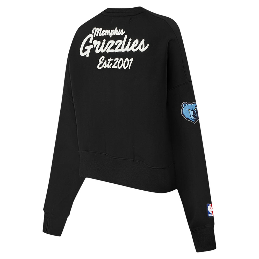 NBA Memphis Grizzlies Pro Standard Women's Paint The City Cropped Pullover Sweatshirt