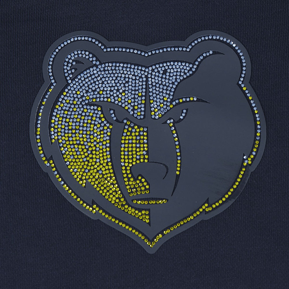 NBA Memphis Grizzlies Pro Standard Women's Jewels Cropped Pullover Hoodie