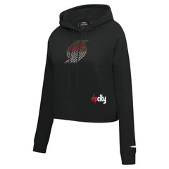 NBA Portland Trail Blazers Pro Standard Women's Jewels Cropped Pullover Hoodie