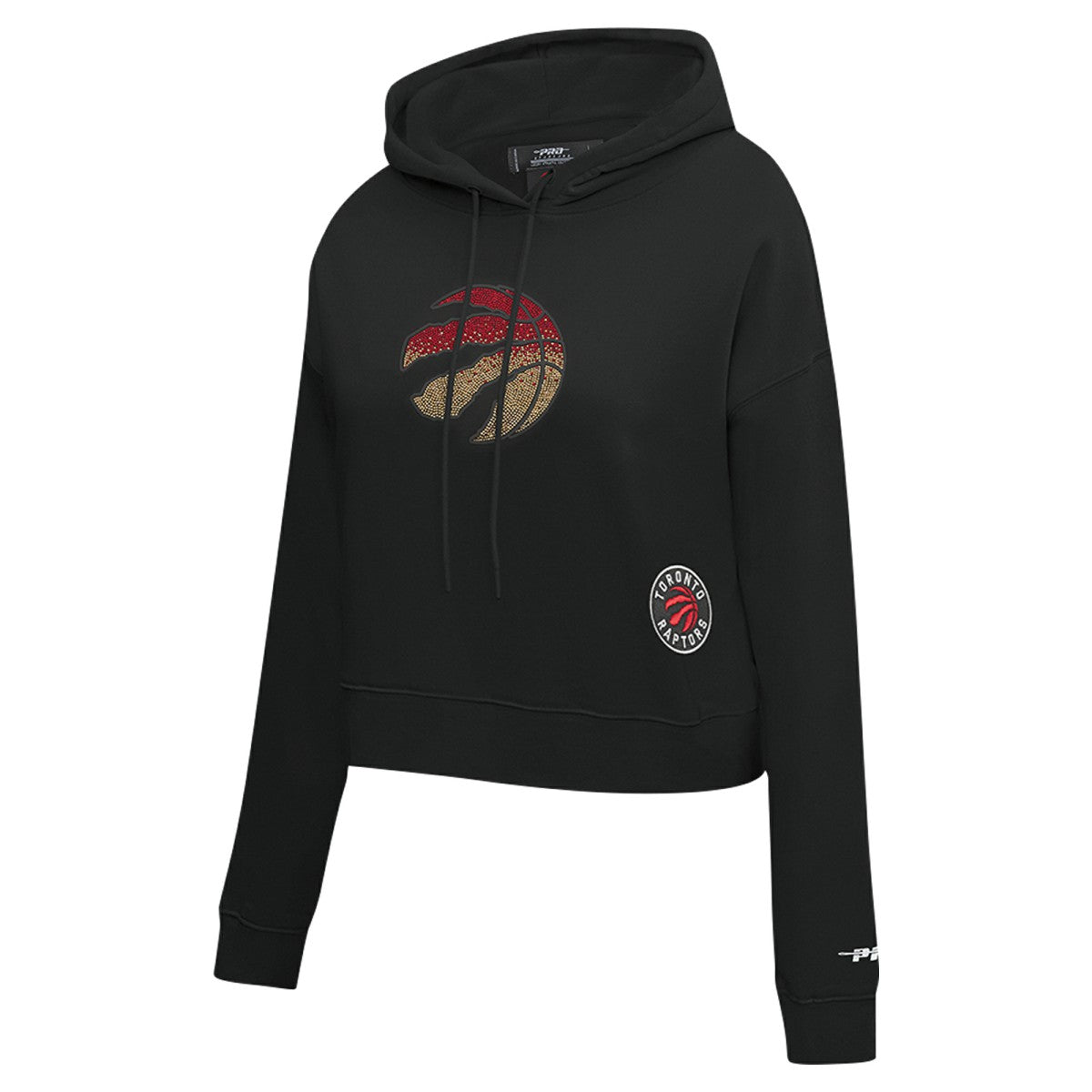 NBA Toronto Raptors Pro Standard Women's Jewels Cropped Pullover Hoodie
