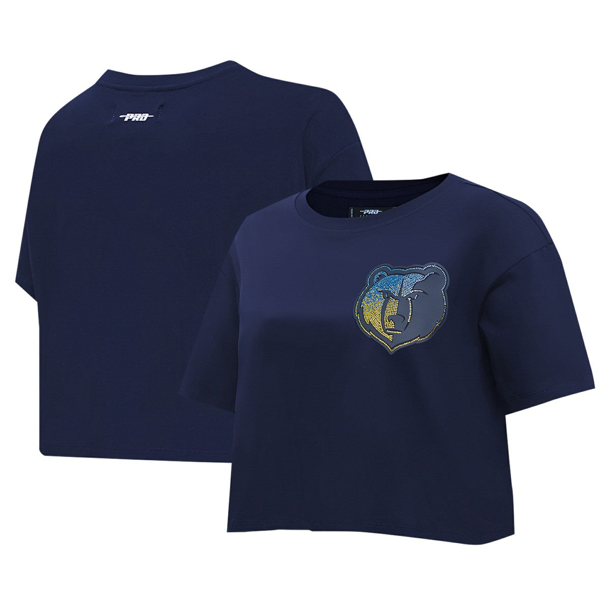 NBA Memphis Grizzlies Pro Standard Women's Jewels Boxy Cropped T-Shirt