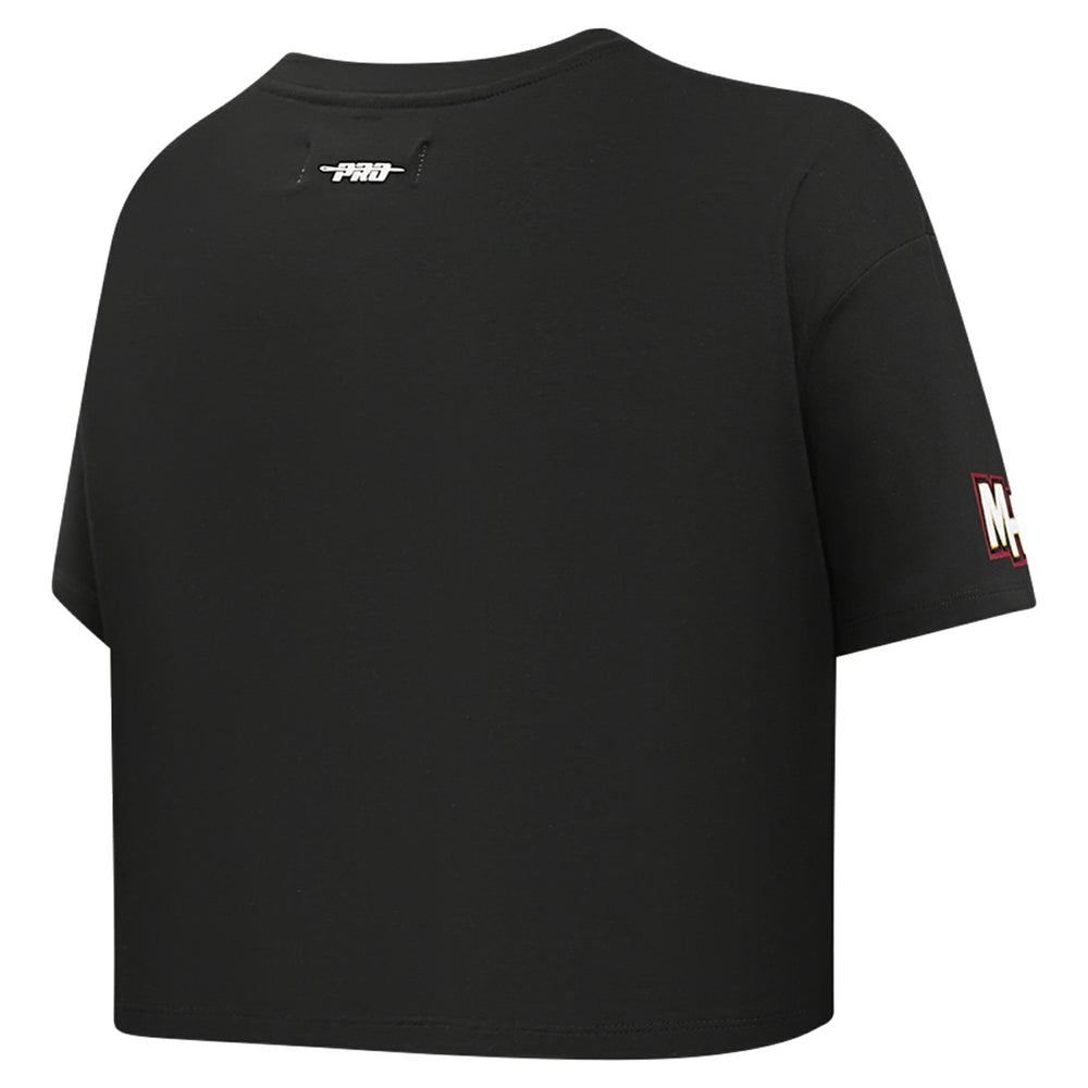NBA Miami Heat Pro Standard Women's Jewels Boxy Cropped T-Shirt