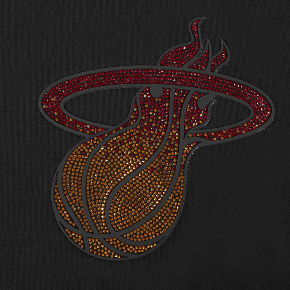 NBA Miami Heat Pro Standard Women's Jewels Boxy Cropped T-Shirt