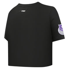 NBA Sacramento Kings Pro Standard Women's Jewels Boxy Cropped T-Shirt