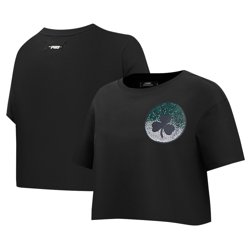 NBA Boston Celtics Pro Standard Women's Jewels Boxy Cropped T-Shirt