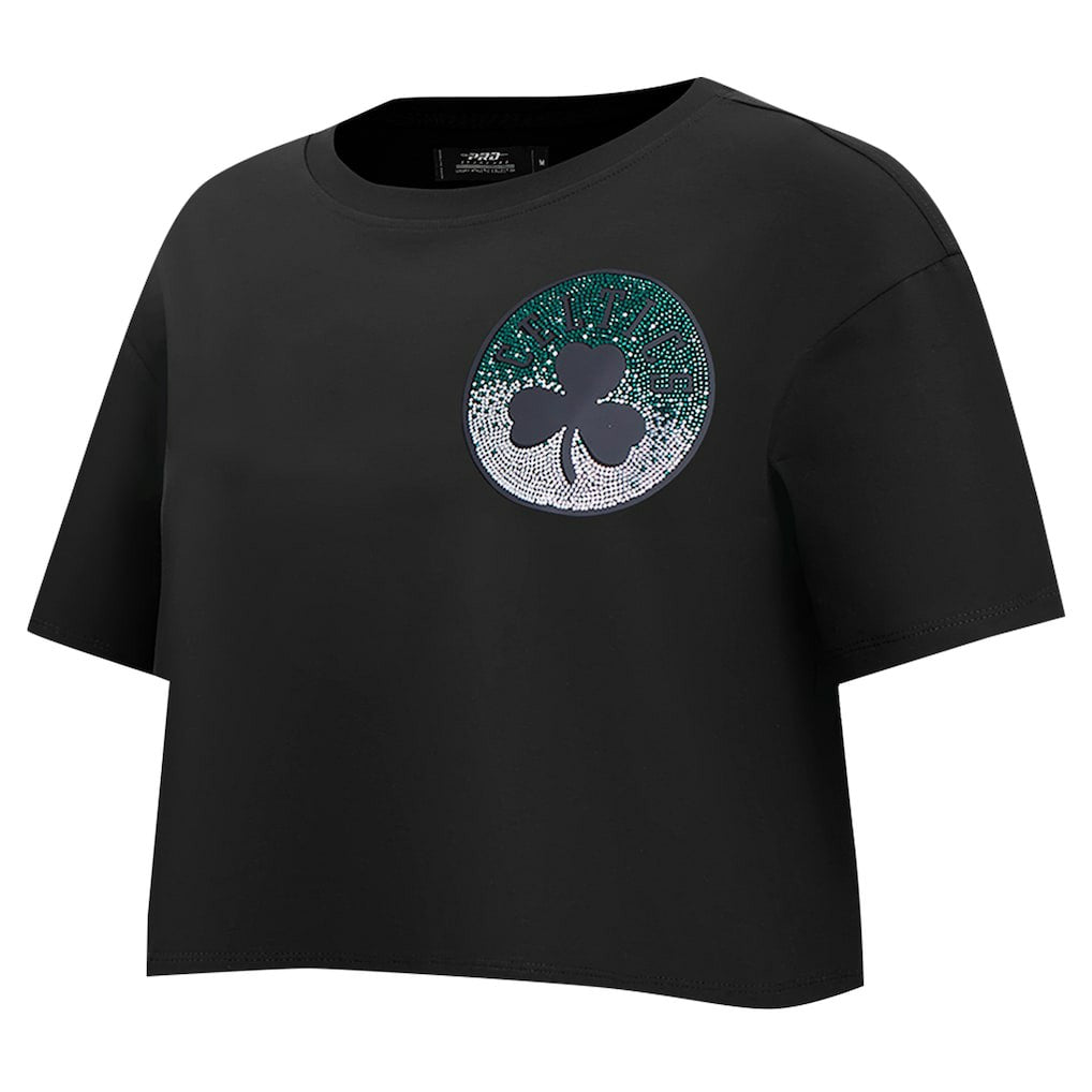 NBA Boston Celtics Pro Standard Women's Jewels Boxy Cropped T-Shirt
