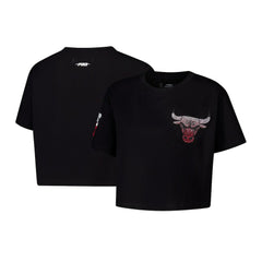 NBA Chicago Bulls Pro Standard Women's Jewels Boxy Cropped T-Shirt sale