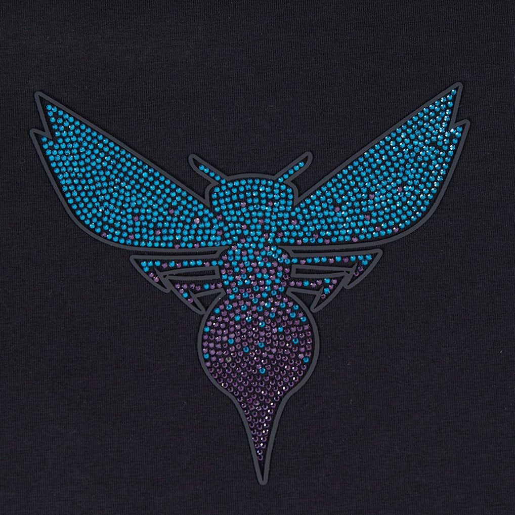 NBA Charlotte Hornets Pro Standard Women's Jewels Boxy Cropped T-Shirt