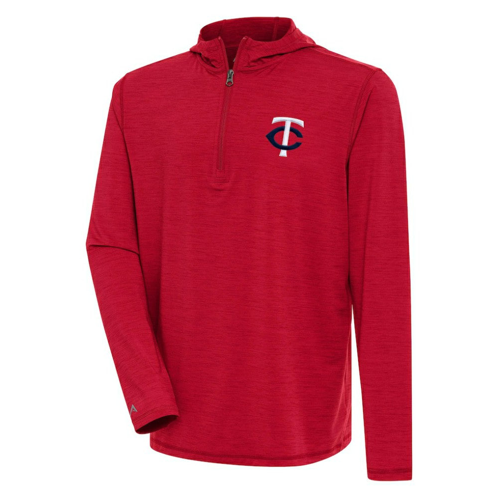 MLB Minnesota Twins Antigua Tidy Quarter-Zip Hoodie