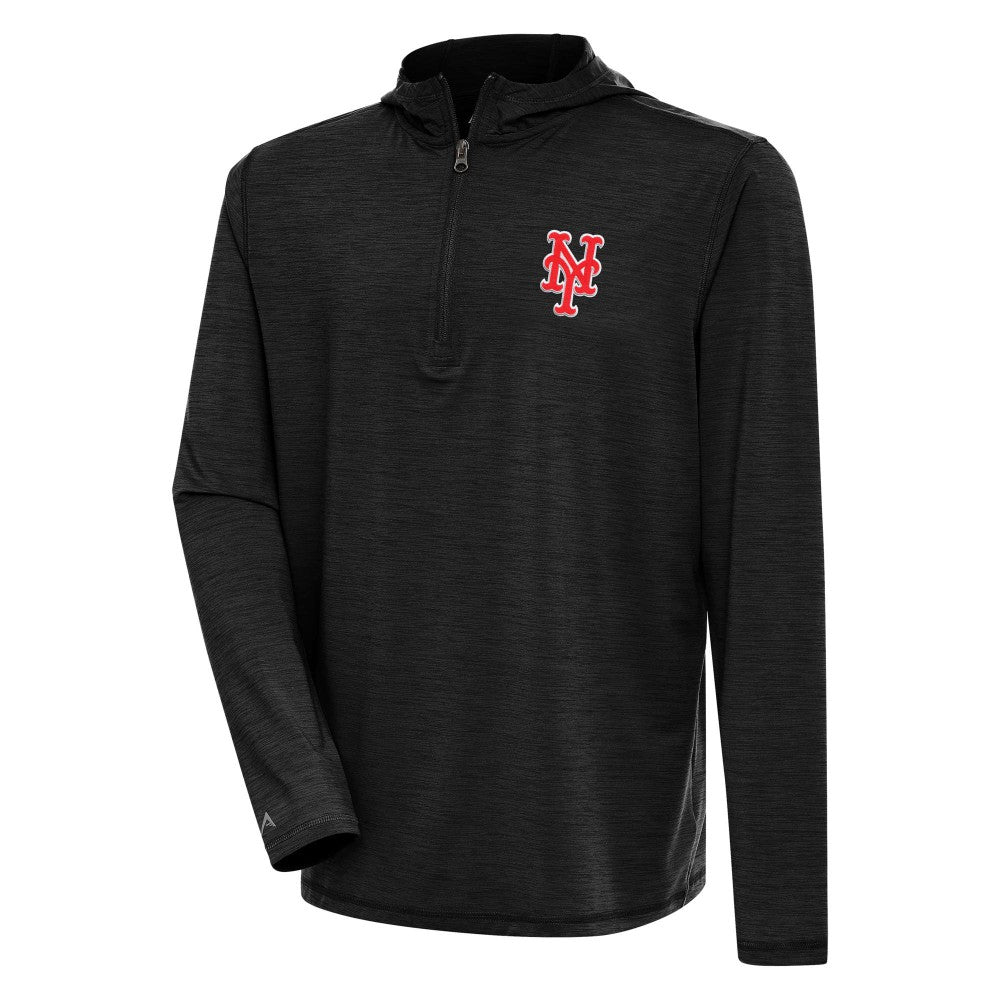 MLB New York Mets Antigua Tidy Quarter-Zip Hoodie