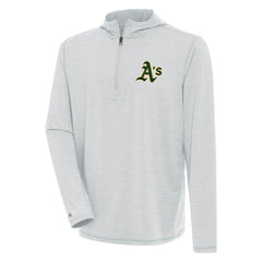 MLB Athletics Antigua Tidy Quarter-Zip Hoodie