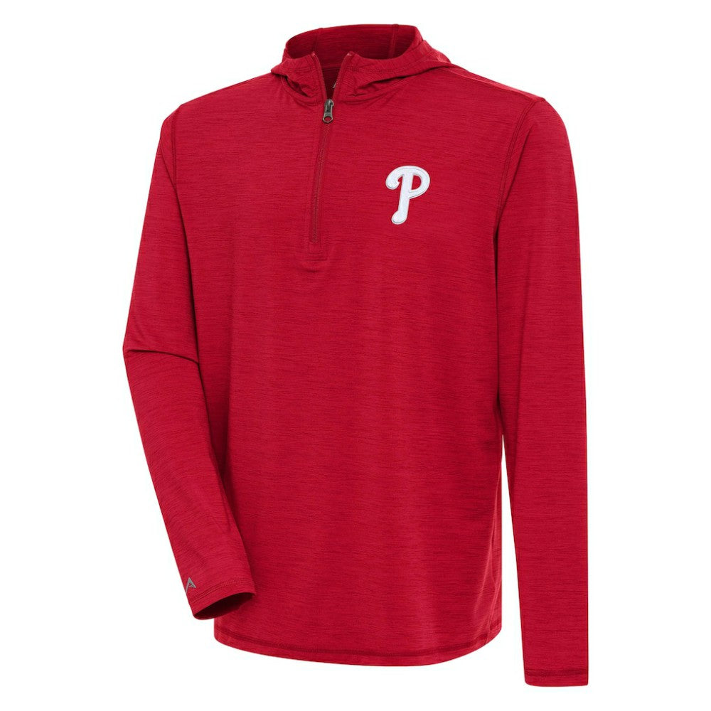 MLB Philadelphia Phillies Antigua Tidy Quarter-Zip Hoodie
