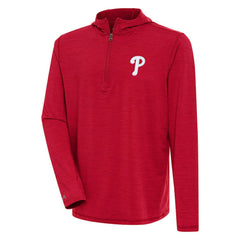 MLB Philadelphia Phillies Antigua Tidy Quarter-Zip Hoodie