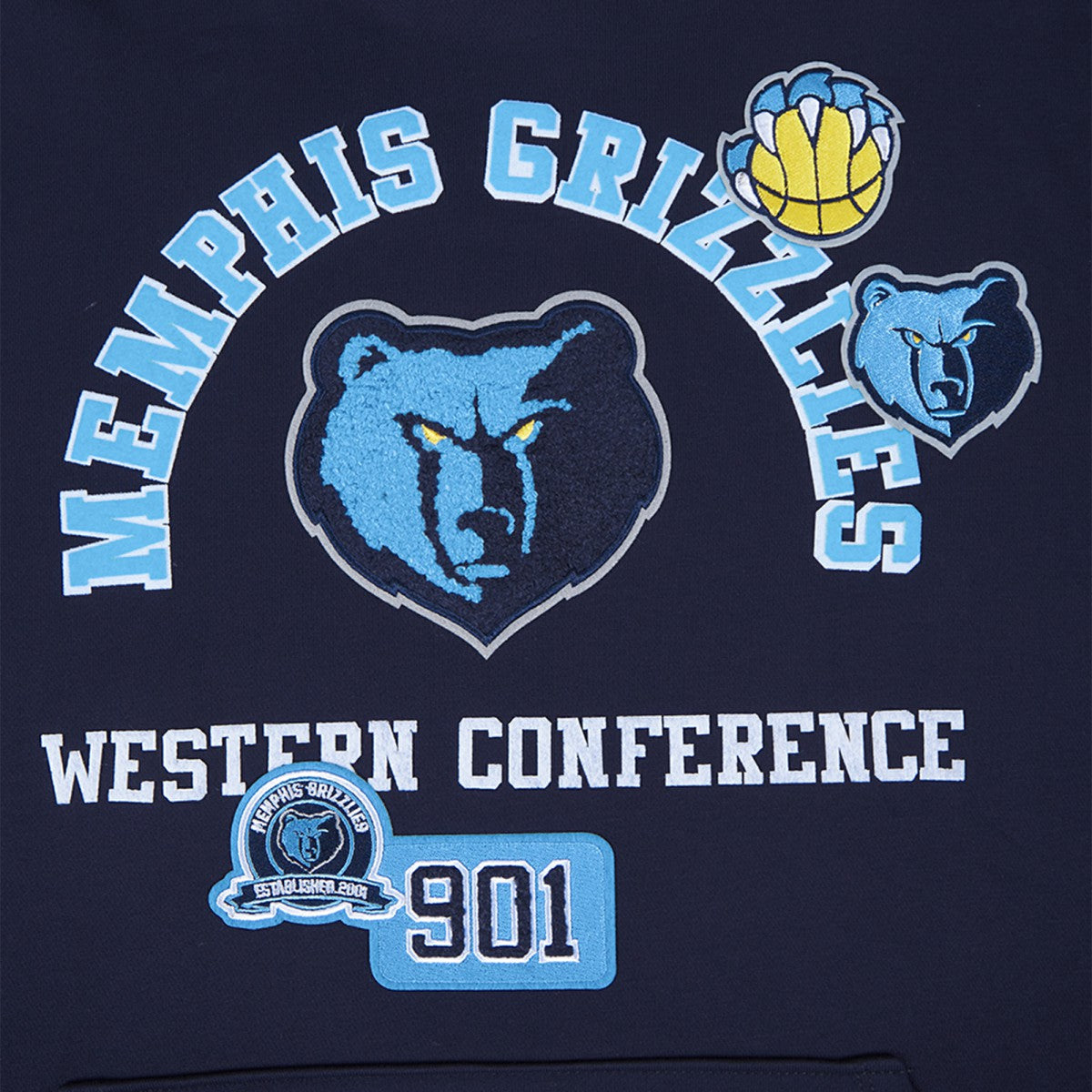 NBA Memphis Grizzlies Pro Standard Area Code Pullover Hoodie