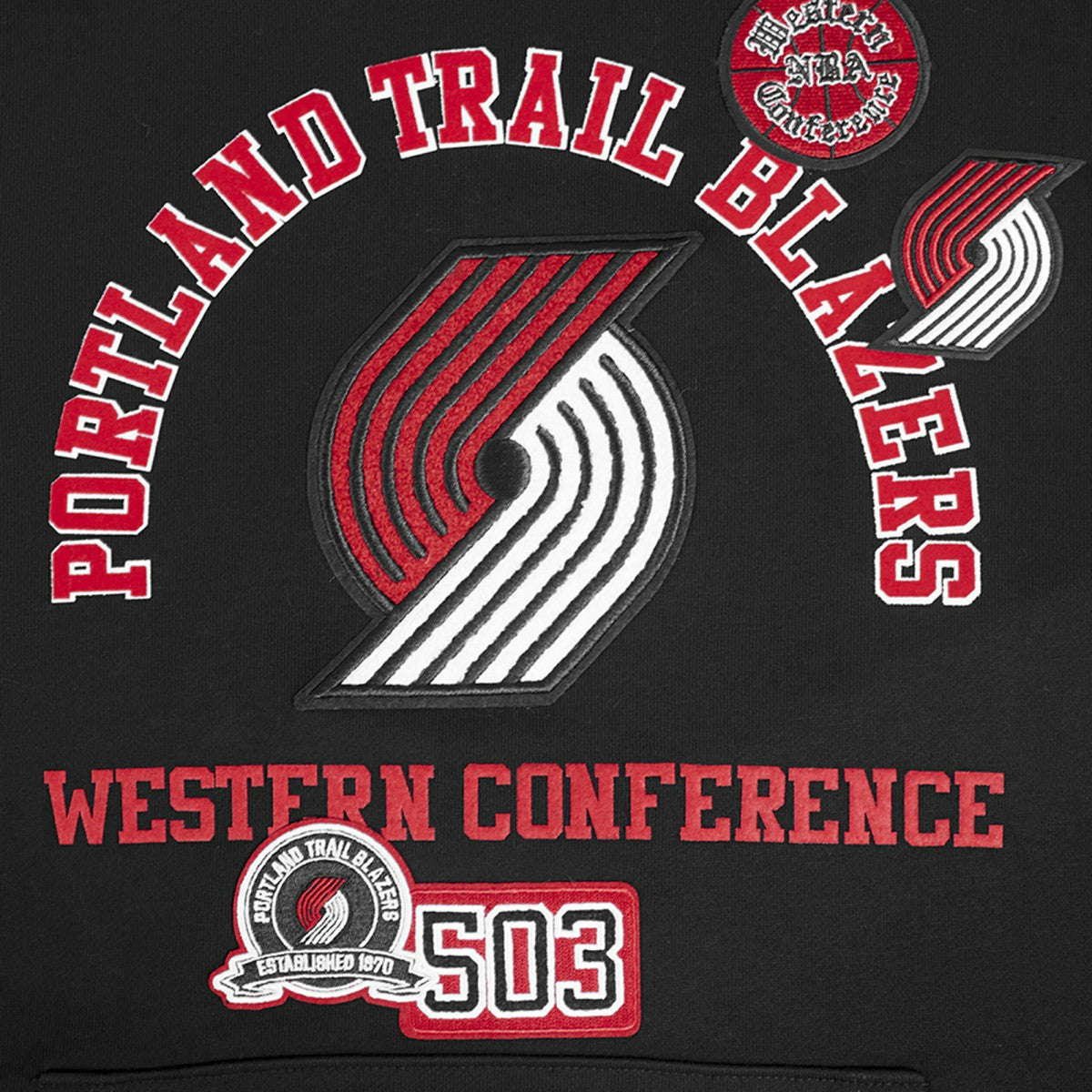 NBA Portland Trail Blazers Pro Standard Area Code Pullover Hoodie