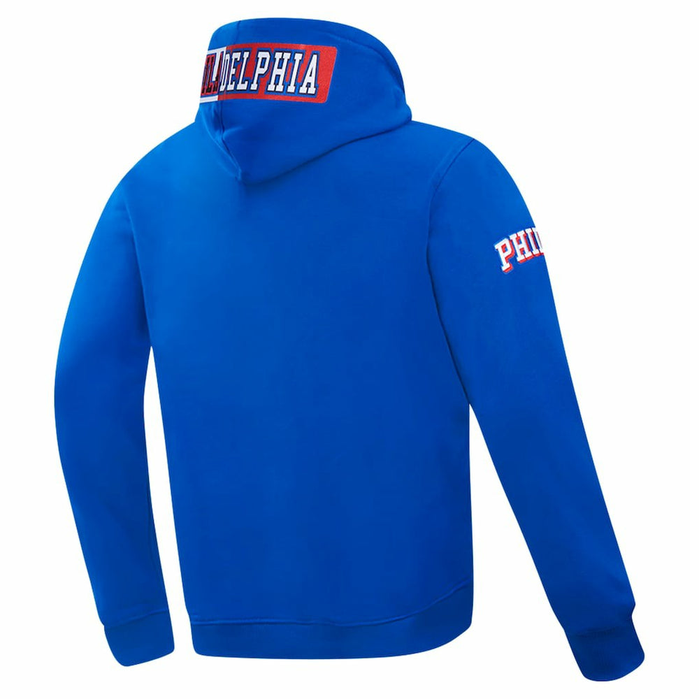 NBA Philadelphia 76ers Pro Standard Split Logo Pullover Hoodie