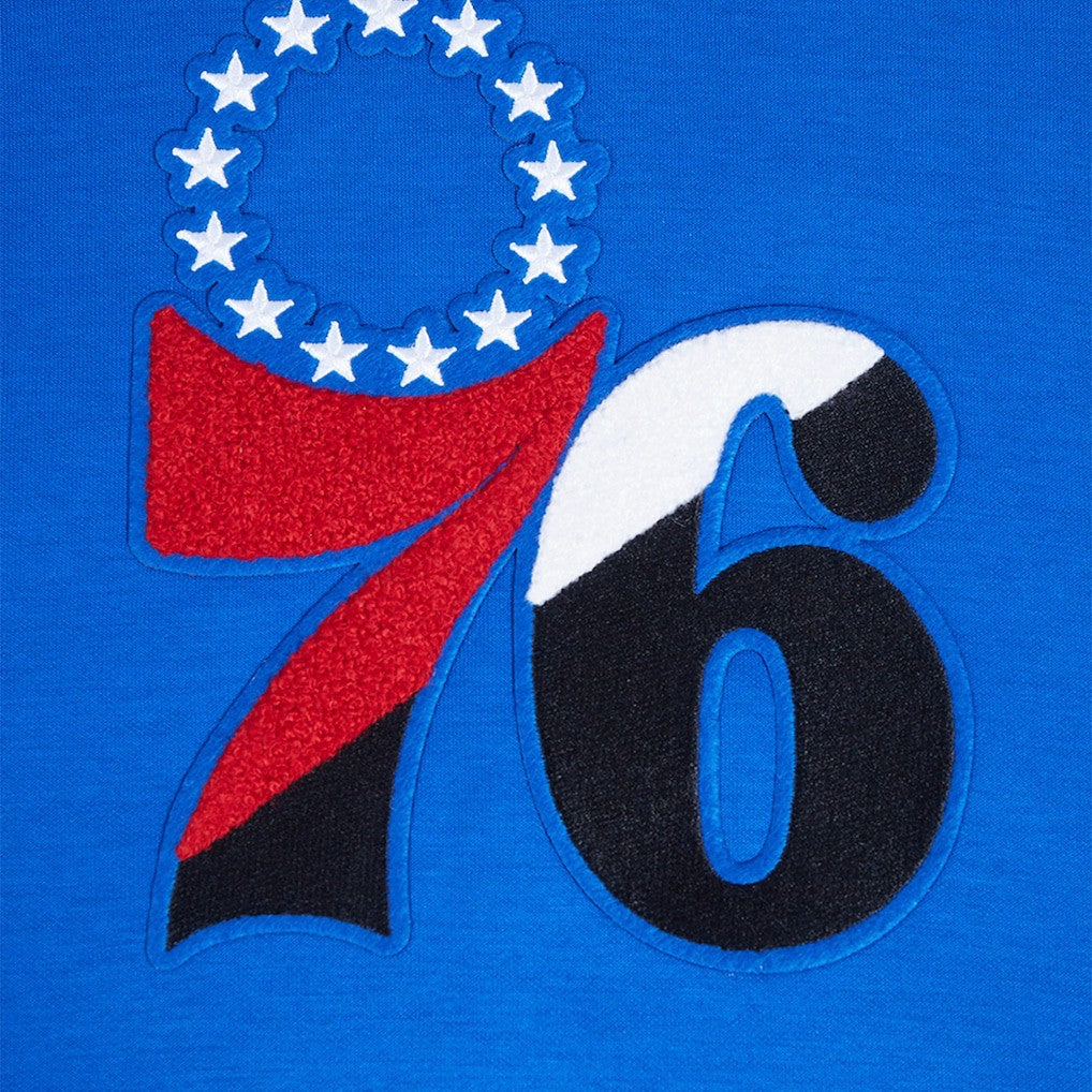 NBA Philadelphia 76ers Pro Standard Split Logo Pullover Hoodie