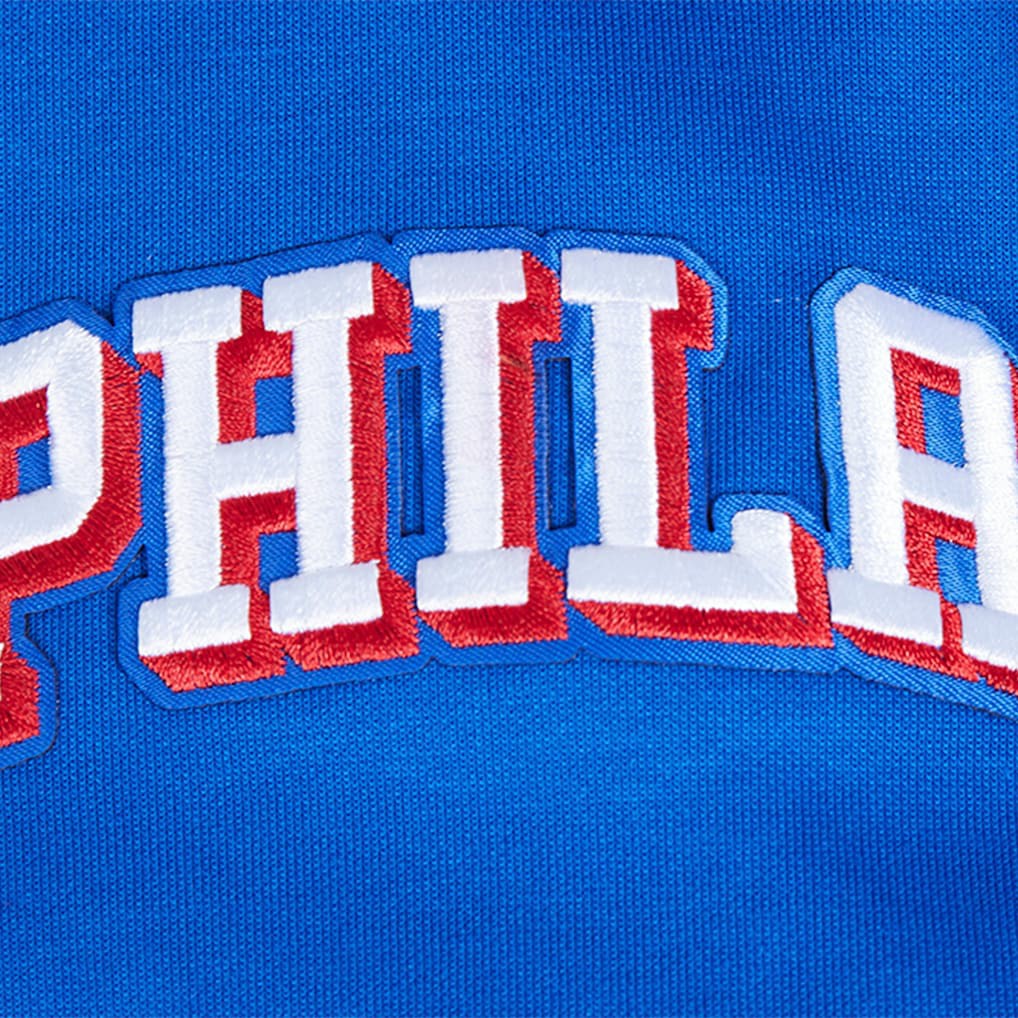 NBA Philadelphia 76ers Pro Standard Split Logo Pullover Hoodie
