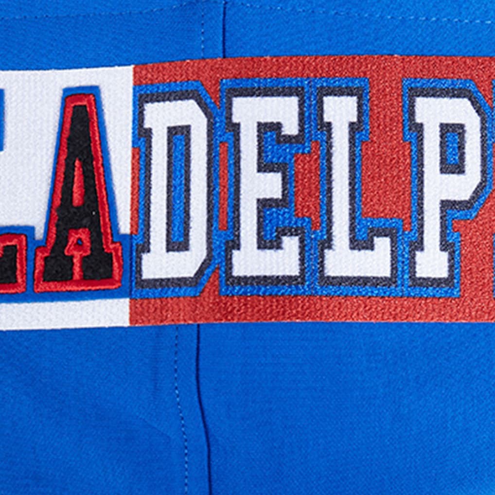 NBA Philadelphia 76ers Pro Standard Split Logo Pullover Hoodie