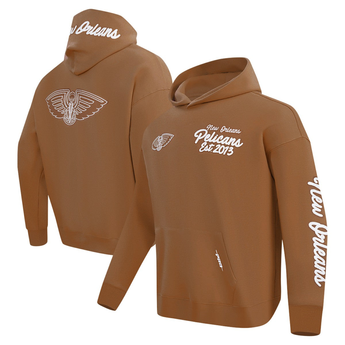 NBA New Orleans Pelicans Pro Standard Paint the City Drop Shoulder Pullover Hoodie