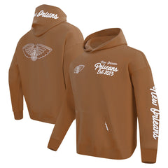 NBA New Orleans Pelicans Pro Standard Paint the City Drop Shoulder Pullover Hoodie