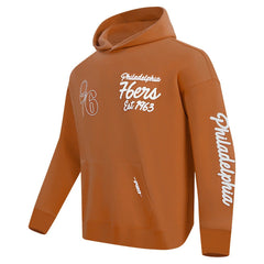 NBA Philadelphia 76ers Pro Standard Paint the City Drop Shoulder Pullover Hoodie