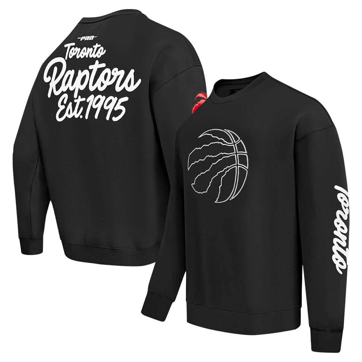 NBA Toronto Raptors Pro Standard Paint the City Drop Shoulder Sweatshirt