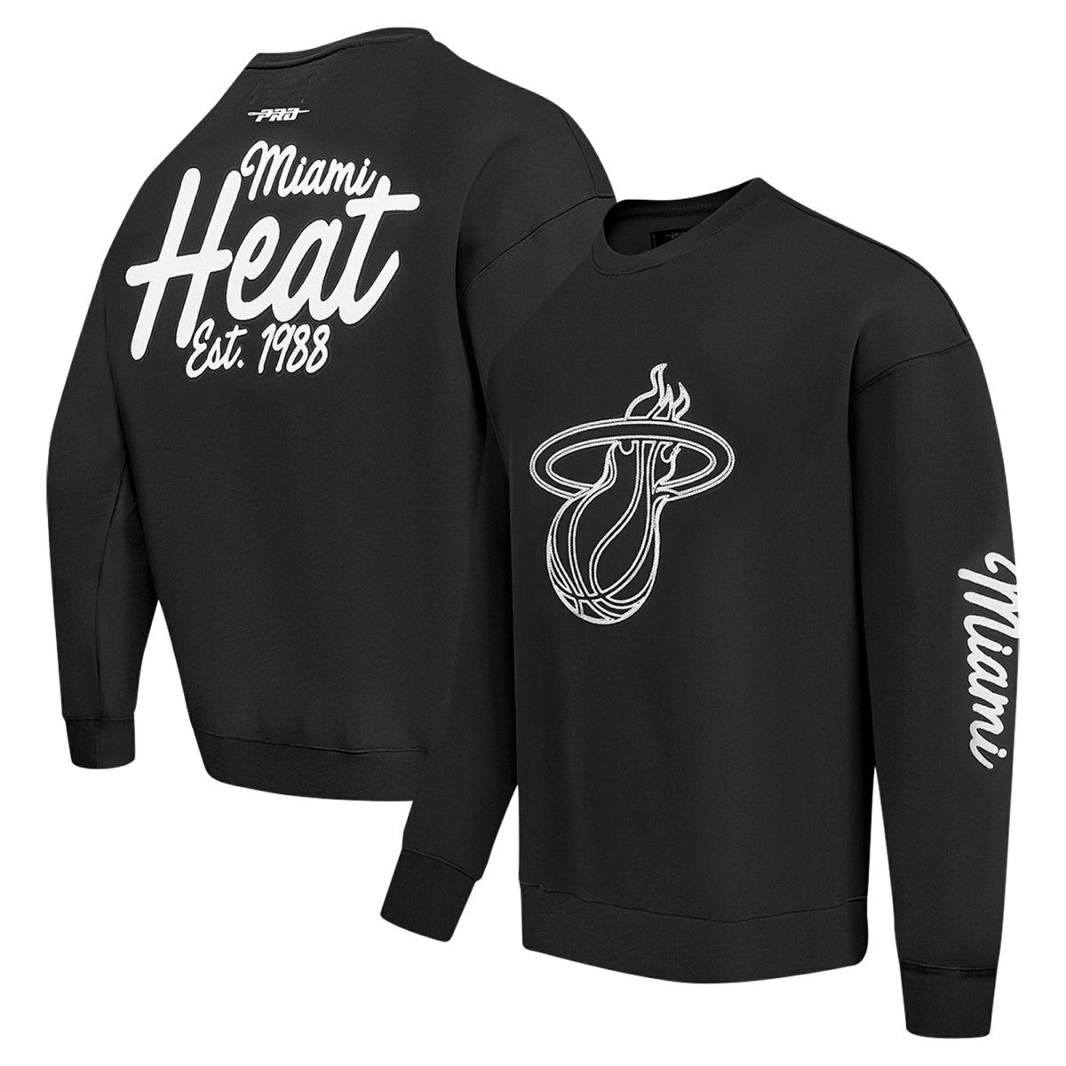 NBA Miami Heat Pro Standard Paint the City Drop Shoulder Sweatshirt