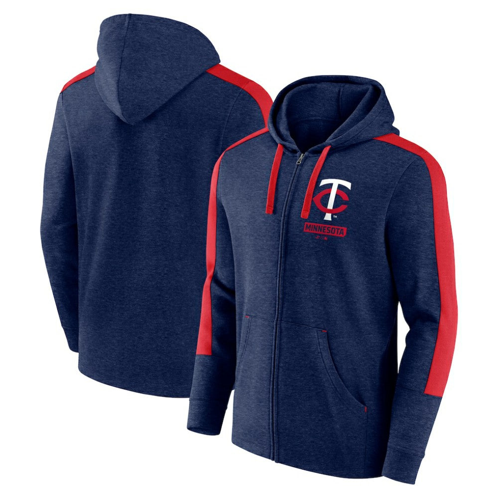 MLB Minnesota Twins Fanatics Gains Fleece Full-Zip Hoodie